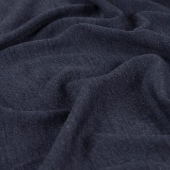 Merino Woll Jersey, Navy Melange